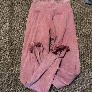 JoyLab Blush Ruffle Leggings